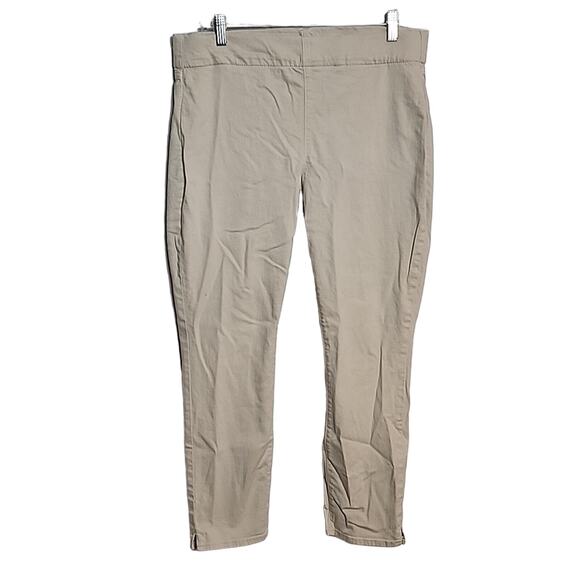 NYDJ Pull-On Tan Khakis with Lift x Tuck Technology, Size 10 - Picture 1 of 7